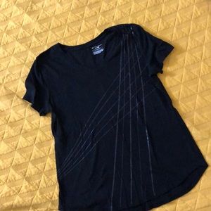 TEK GEAR DRY SHIRT BLACK, SIZE MEDIUM